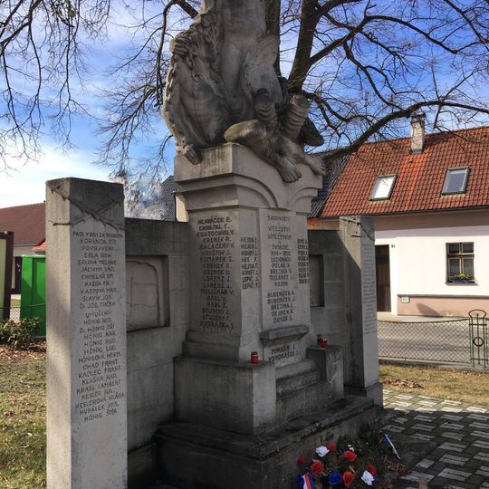 World War I memorial in Kardašova Řečice