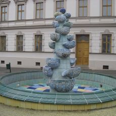 Fountain in Šlapanice, Masarykovo náměstí