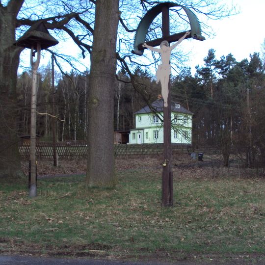 Kříž na rozcestí v Borečku