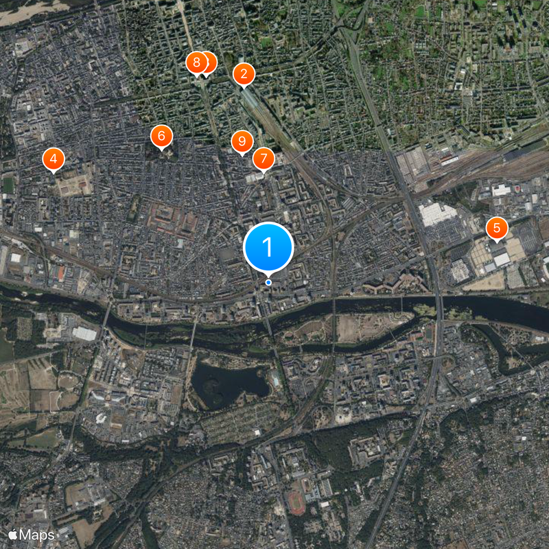 La Nouvelle République du Centre-Ouest Map