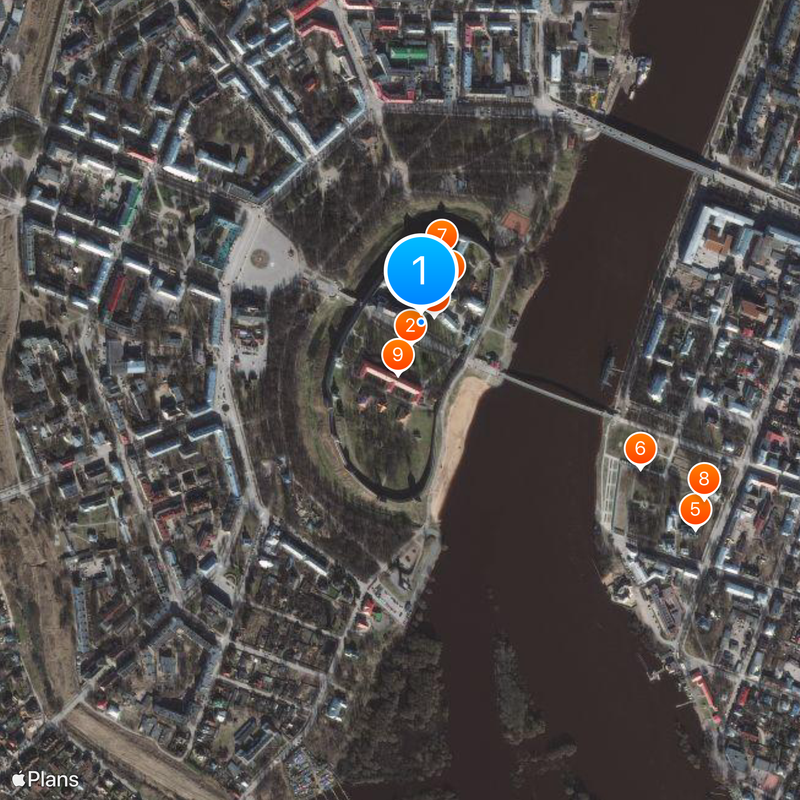 Novgorod Kremlin Mapa
