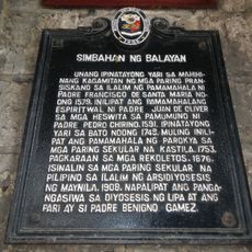Church of Balayan historical marker