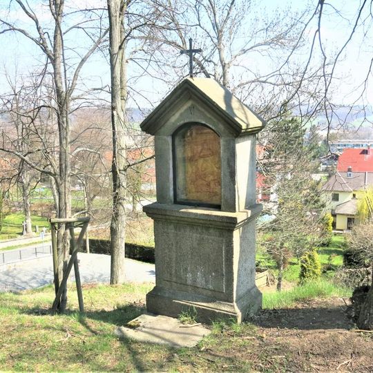 Kaplička XI. zastavení křížové cesty ve Šluknově