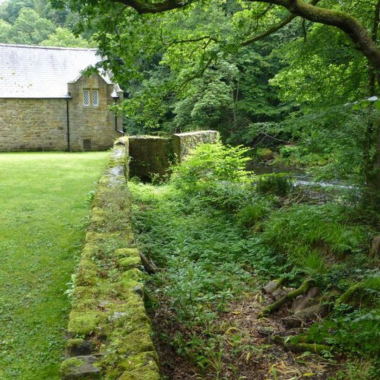 Wall on North Side of Former Mill Race to South East of Manor House