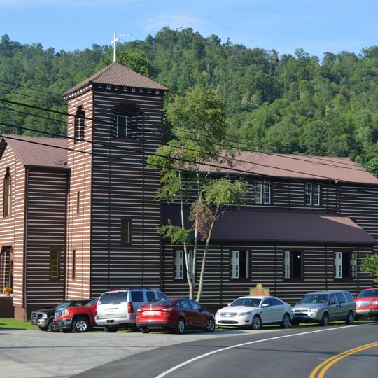 Buckhorn Presbyterian Church and the Greer Gymnasium