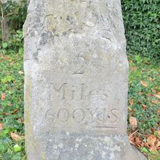 Milestone Approximately 20 Metres East Of Weston House