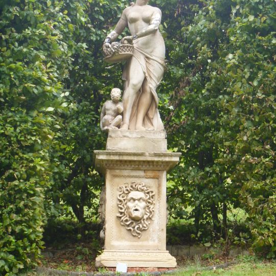 Sculpture Depicting Pomona In Belvoir Castle Sculpture Garden