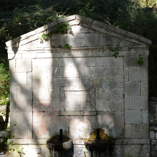 Public fountain at Morios Ileias