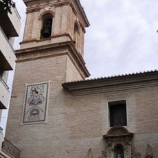 Ceramic panel with clock at Església square, Xirivella