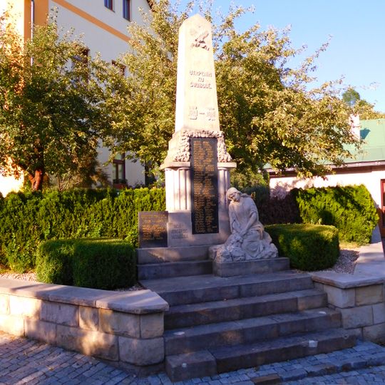 World Wars memorial in Valteřice