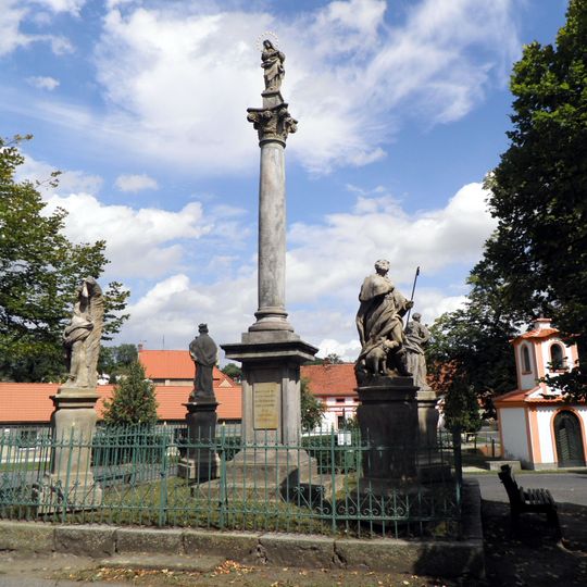 Maria column in Tuchořice