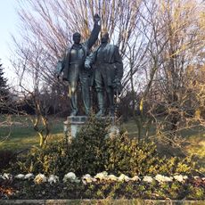 Pomník osvobození v ulici Osvobození v Holešově