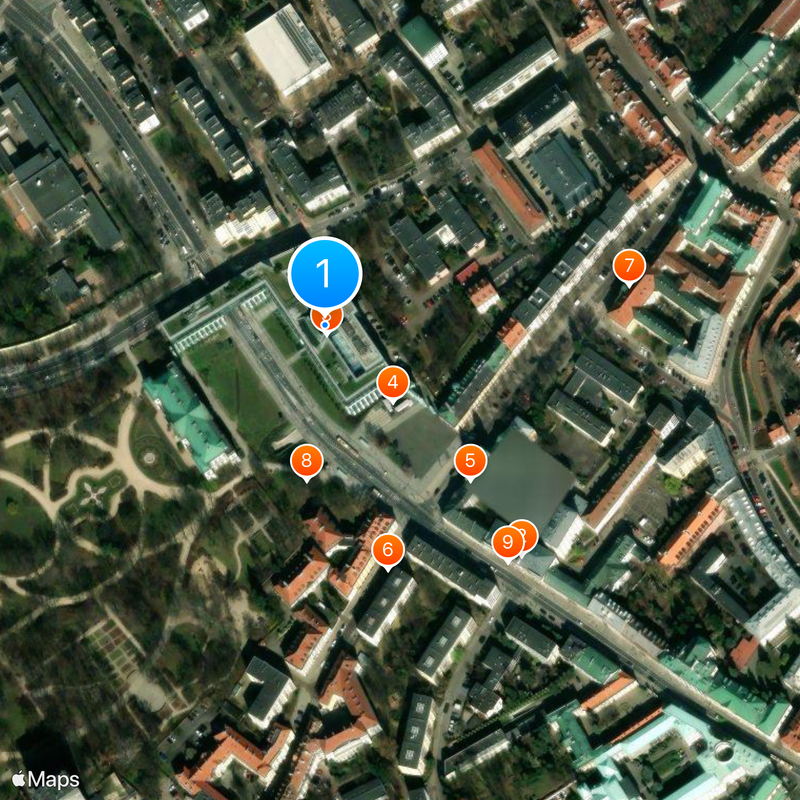 Cour suprême de Pologne Carte