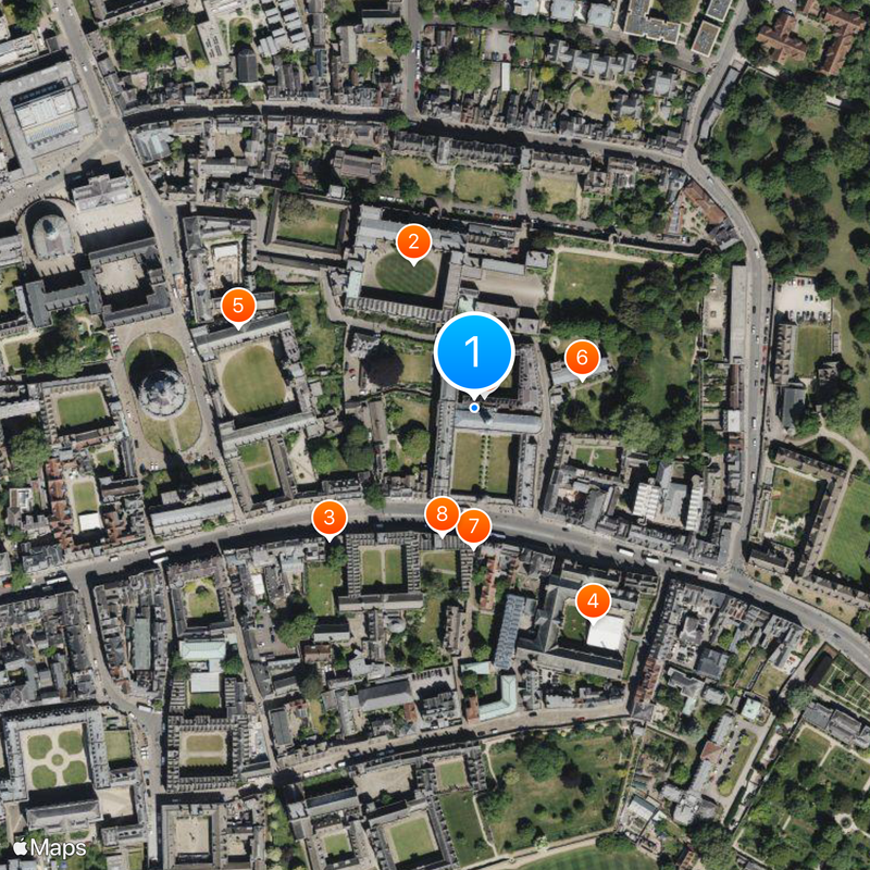 The Queen's College Map