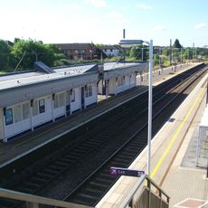 Railway Platform Building At Biggleswade Station