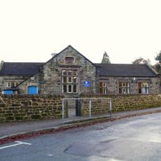 Village school, attached wall and lavatories