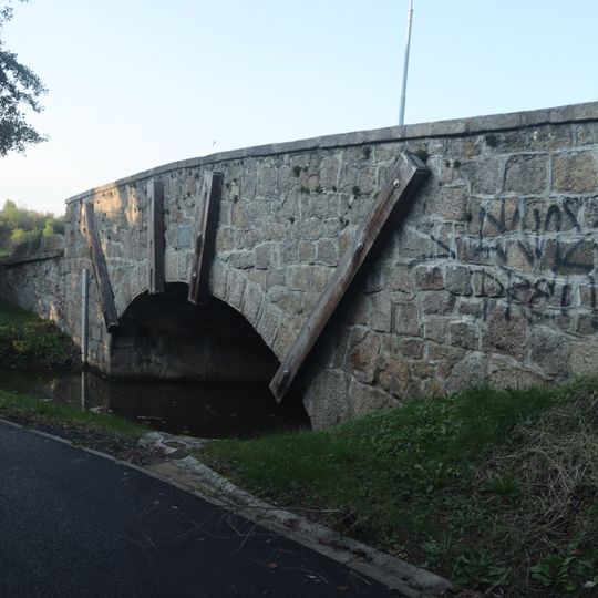Bridge of K Dubči street over the Rokytka