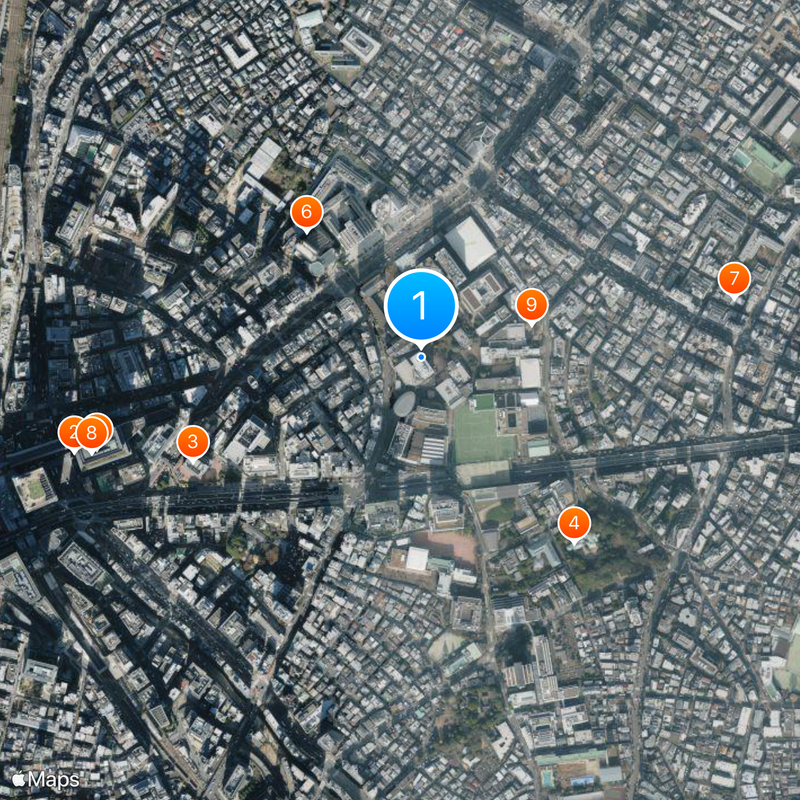 Aoyama Gakuin University Map