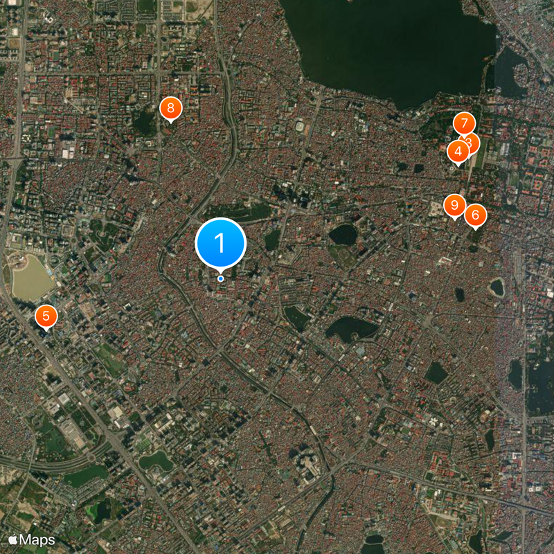 Foreign Trade University Map