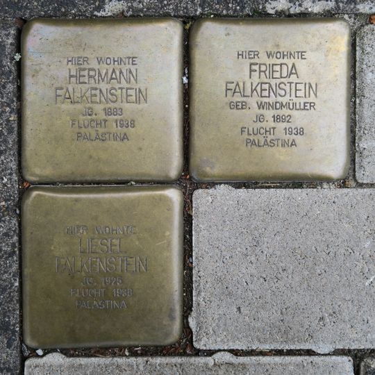 Stolperstein en memoria de Liesel Falkenstein