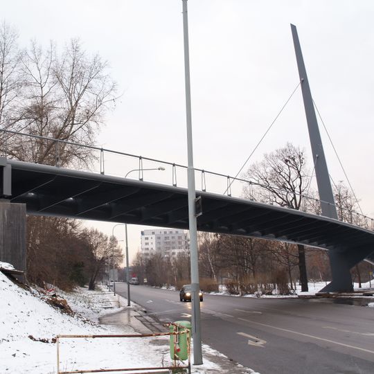 Bikeway bridge over Ocelářská street