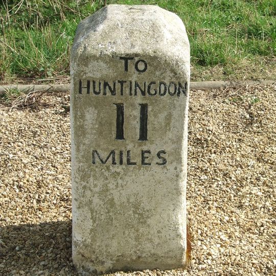 Milestone Circa 300 Metres To East Of Road Junction To Molesworth Village