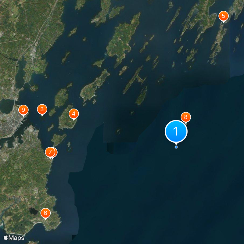 Casco Bay Map