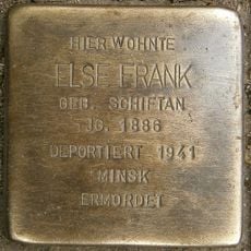 Stolperstein dedicated to Else Frank