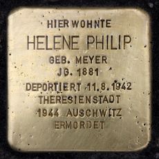 Stolperstein en memoria de Helene Philip