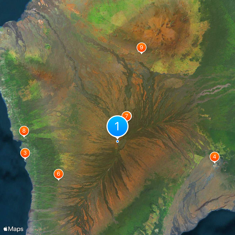 Mauna Loa Mapa