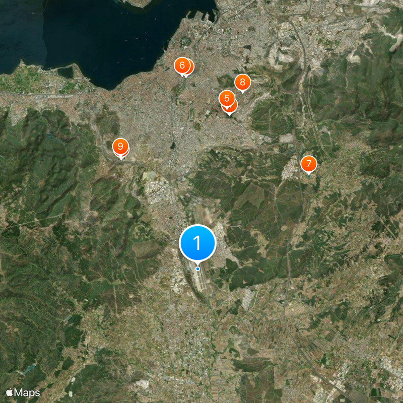 İzmir Adnan Menderes Airport Map