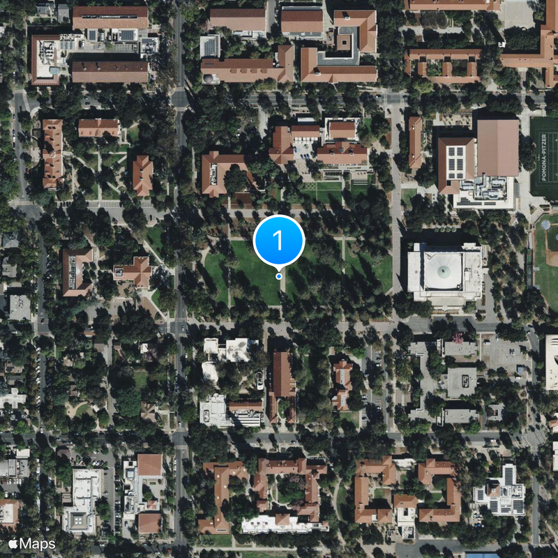 Pomona College Kaart