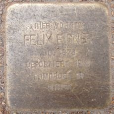 Stolperstein dedicated to Felix Eisner