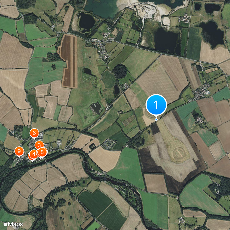 Thornborough Henges Mappa