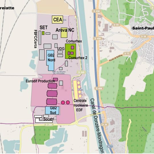 Tricastin nuclear site