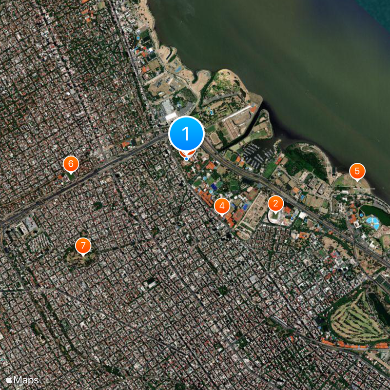 Clandestine Center of Detention, Torture and Extermination Mapa