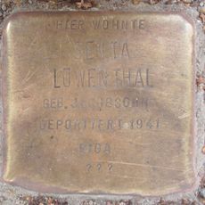 Stolperstein dedicated to Senta Löwenthal