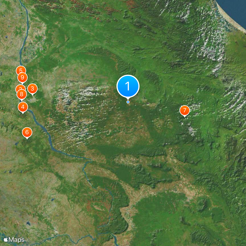 Savannakhet Province Map