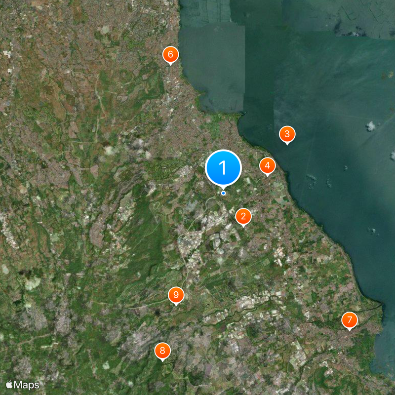 Brent International School Map