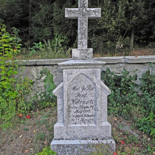 Hrob - náhrobek dr. prof. F. Kolenatiho