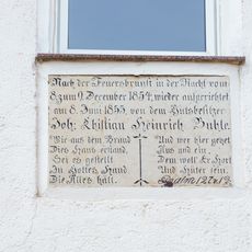 Plaque Dorfstraße 25