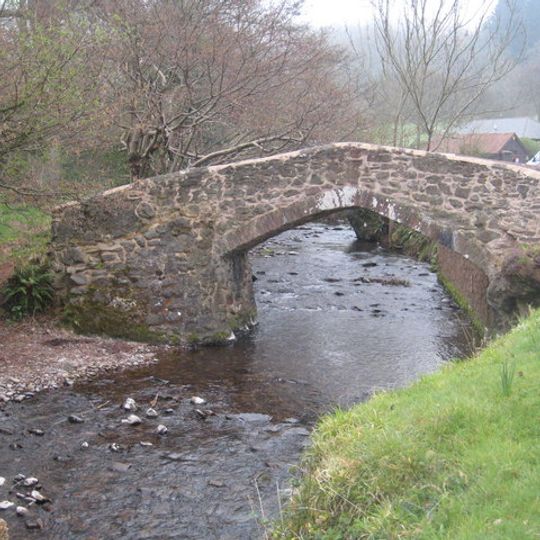 West Luccombe packhorse bridge