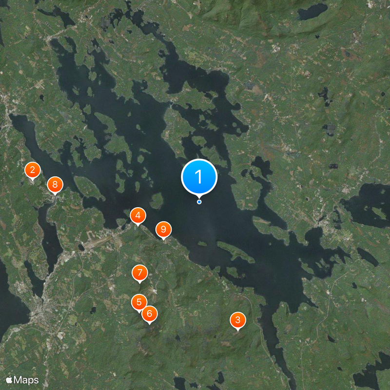 Lake Winnipesaukee Map