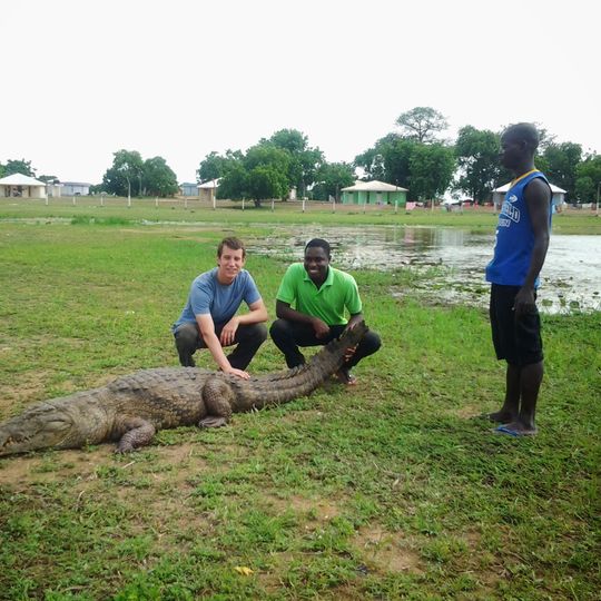 Lagoa dos crocodilos de Paga