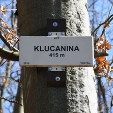 Turistický ukazatel Klucanina