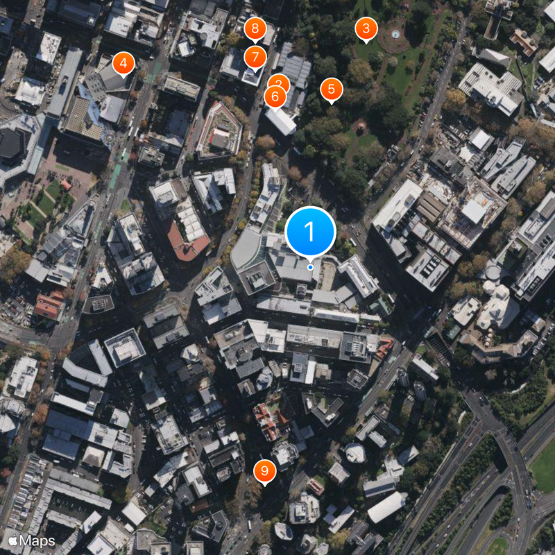 Auckland University of Technology Map