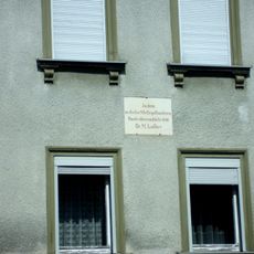 Gedenktafel an Luthers Aufenthalt 1518