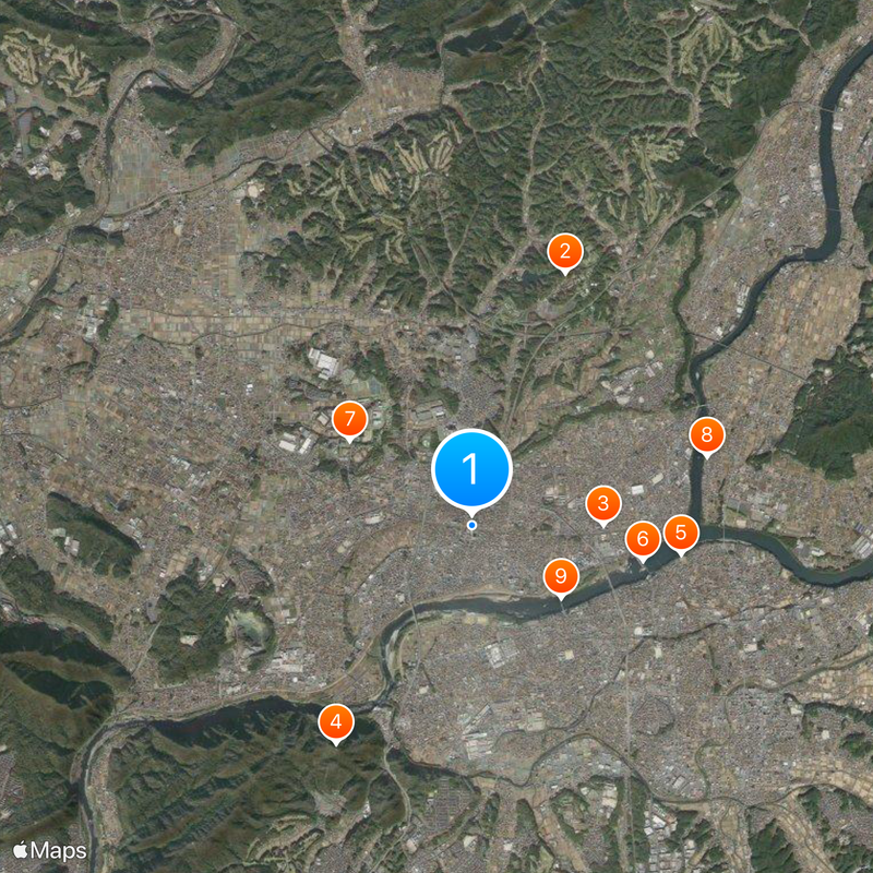 Mino-Ōta Station Map