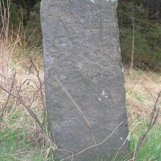Milestone, ¼ mile SE of Falcon Inn
