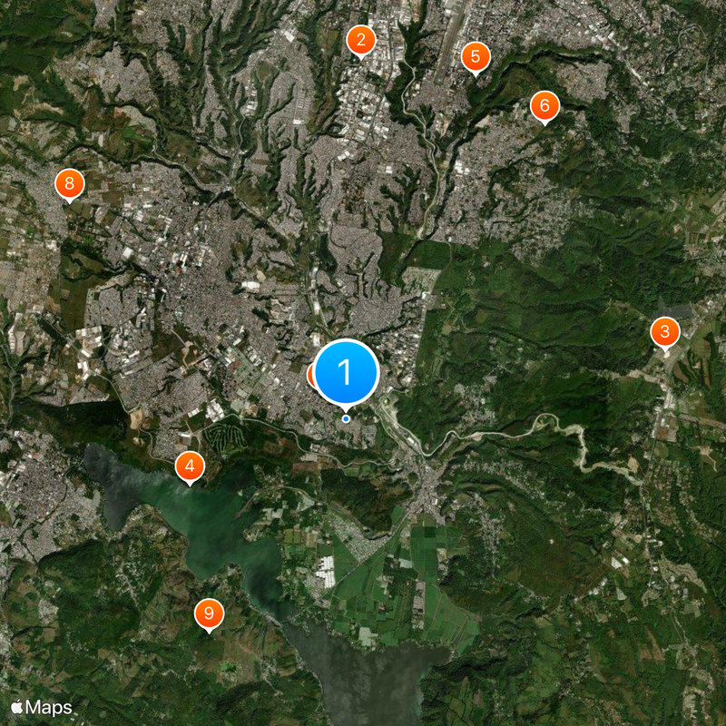 San Miguel Petapa Map